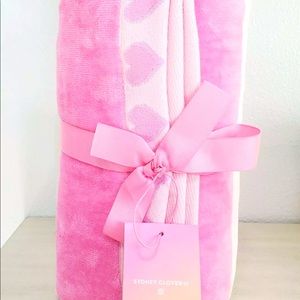 NWT Stoney Clover X Target Pink Heart Towel